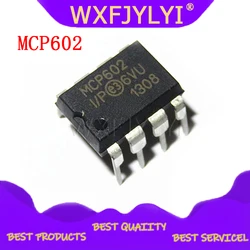 2PCS MCP602-I/P DIP8 MCP602 DIP DIP8 2.7V to 5.5V Single Supply CMOS Op Amps