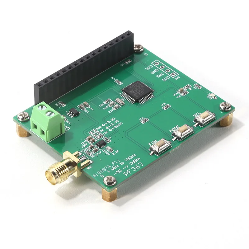 1PCS  HP363 Intelligent Digital RF Power Meter 1MHz to 10GHz -50 to 0dBm RF Signal Measuring Meter Module