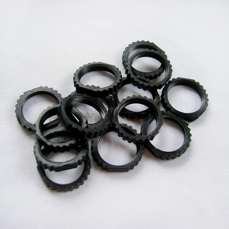 M12 Lens Locking Ring Mini Lens Retaining Ring Lens Focus Adjustment & Compression PA Plastic Ring - Assembly Accessory