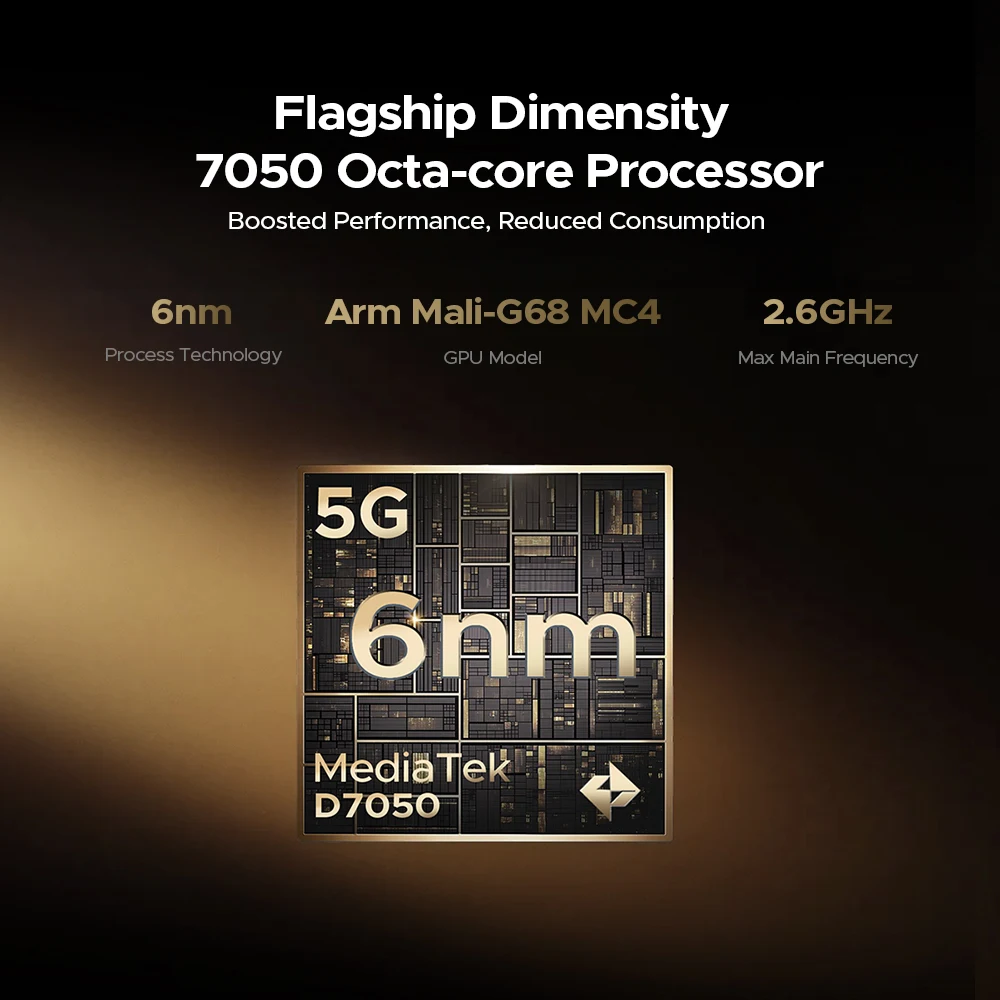 Global Version DOOGEE V Max S 5G Rugged Phone 8GB 256GB 6.58" 120Hz 22000mAh Battery 108MP Camera Dual Camping Lights NFC