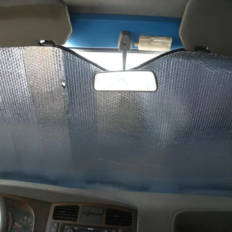 220x80cm Car Window Sun Shade Windshield Snow Ice Anti-UV Protection Front Rear Windshield Block Cover Visor Auto Accessories