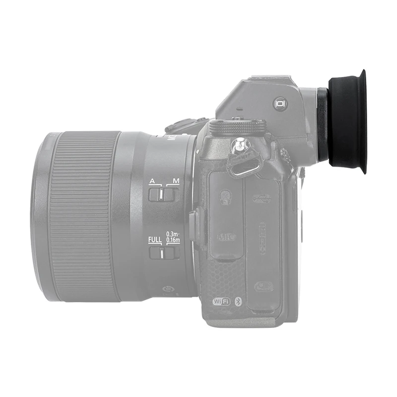 DK-29 Tazza per gli occhi Mirino in silicone Visiera oculare Estesa Forma rotonda Oculare per Nikon Z5II Z6 III Z7 II Z6 II Z7 Z6 Z5 Fotocamera
