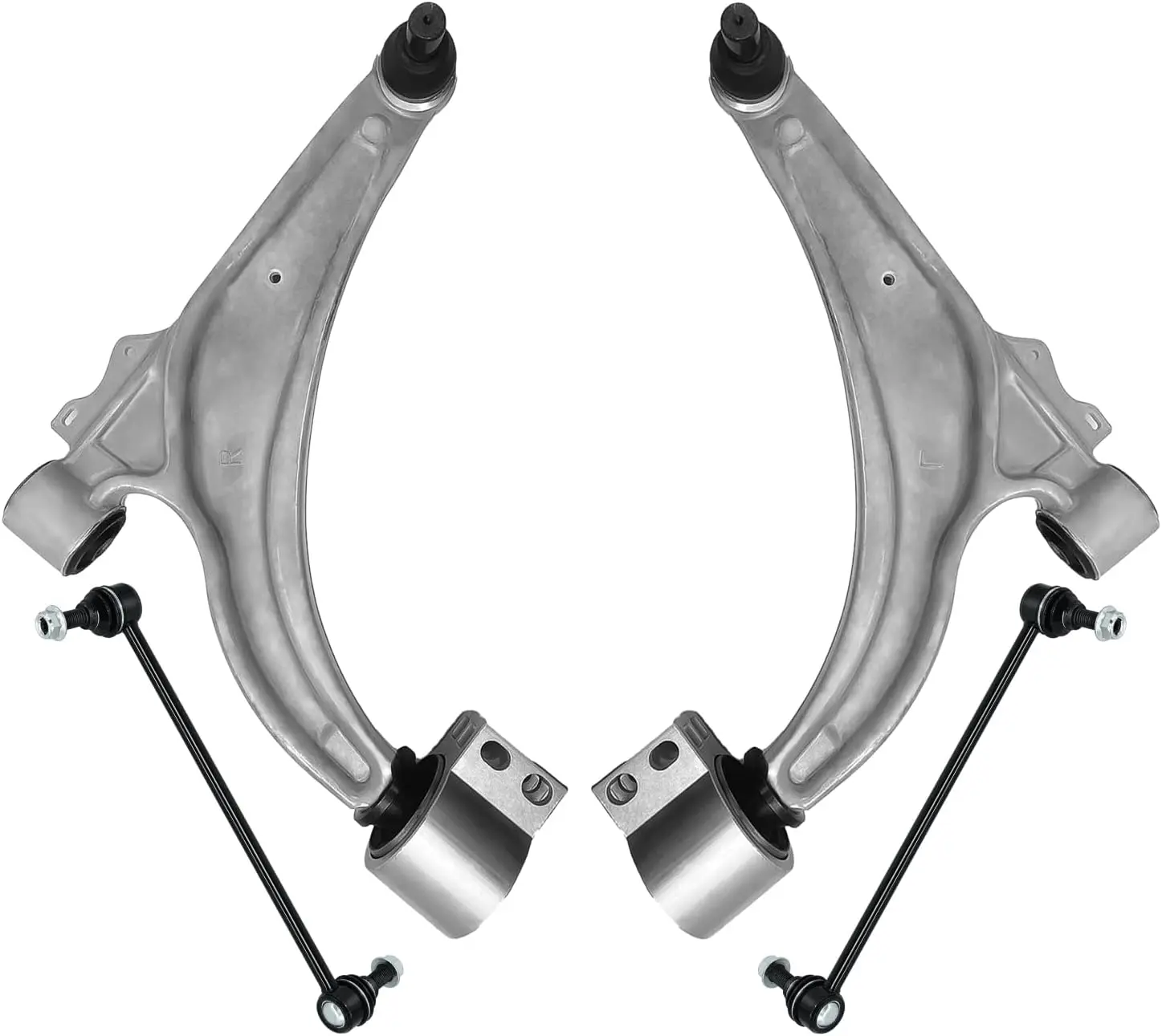 

AzbuStag 4PCs Front Control Arm for Buick Verano 12-17 Chevrolet Cruze 11-15 Chevrolet Cruze Limited 2016 Chevrolet Volt 11-15