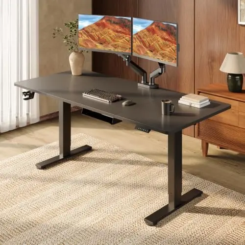 71x32'' Large Height Adjustable Ergonomic Electric Standing Desk