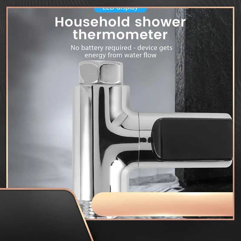 

Светодиодный дисплей, домашний термометр для воды, душа, измеритель температуры, монитор для кухни, ванной комнаты, умный дом, уход за ребенком