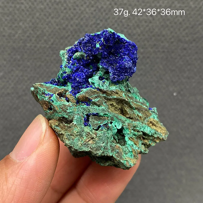 100% natural azurite and malachite symbiotic raw stone mineral specimen healing crystal gem collection