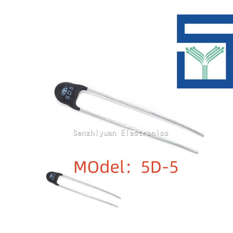 Thermistor MF72 5D5 NTC negative temperature in-line thermistor 5D-5 5 ohm
