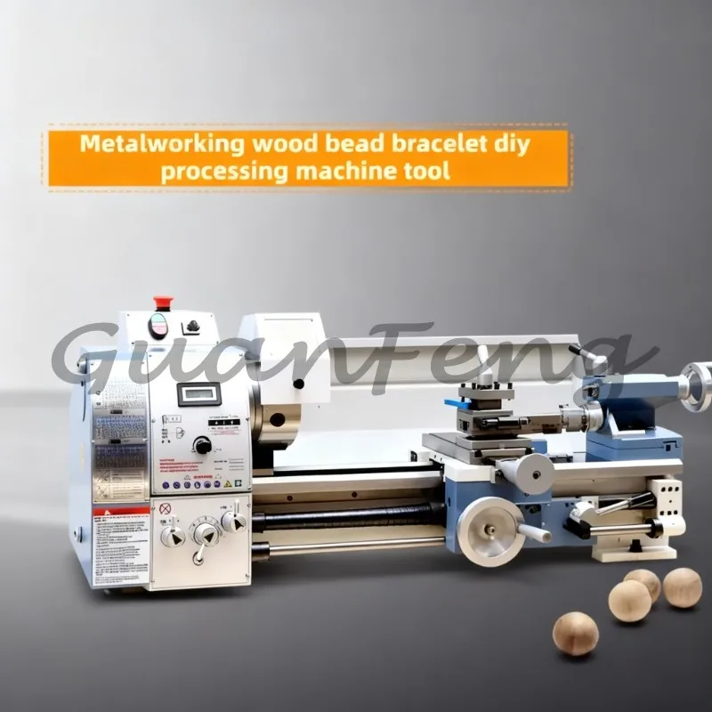 220V three-in-one multifunctional lathe drilling and milling machine, industrial high-precision combination tool