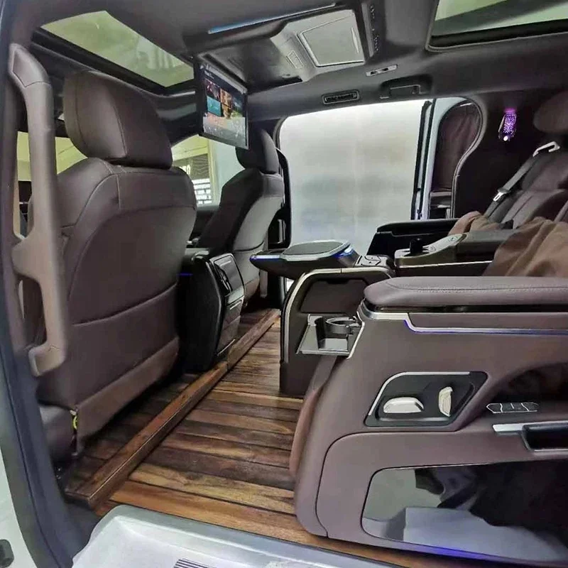High Quality Luxury VIP Modified Interior Accessory Massage And Heating Backrest for Conversion Van Durable