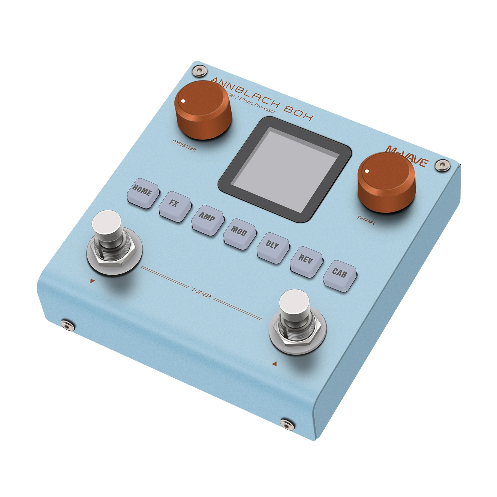 M-VAVE Blackbox Guitar Bass AMP Modeler معالج متعدد التأثيرات 80 إعدادات مسبقة 20 IR Cab 10H دواسة محمولة قابلة لإعادة الشحن