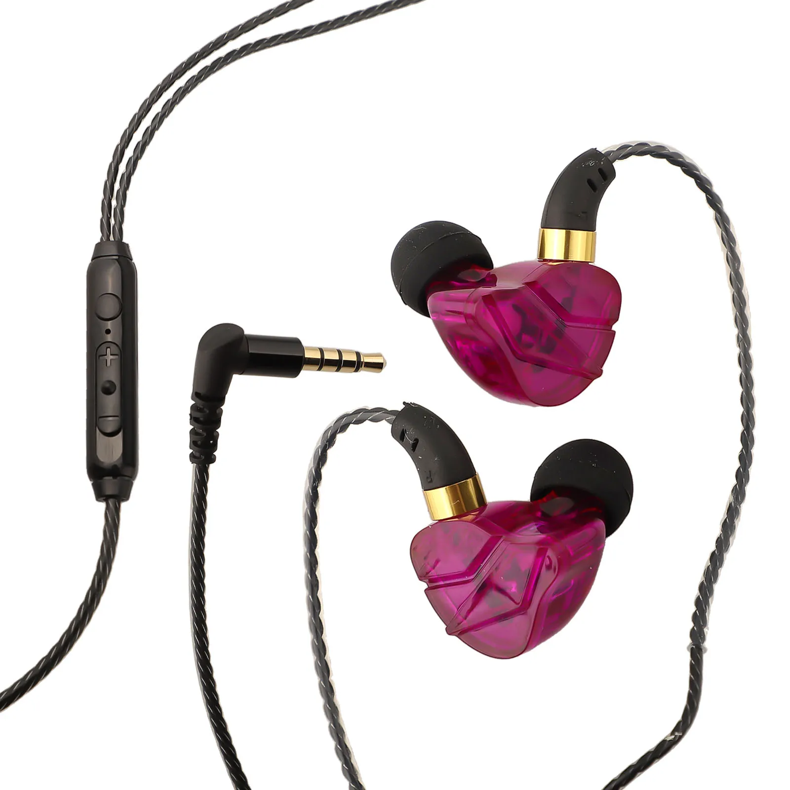 

High-Quality Wired Headphones With Microphone For Sports Gaming In-Ear Design Headphones Portable Audio & Video