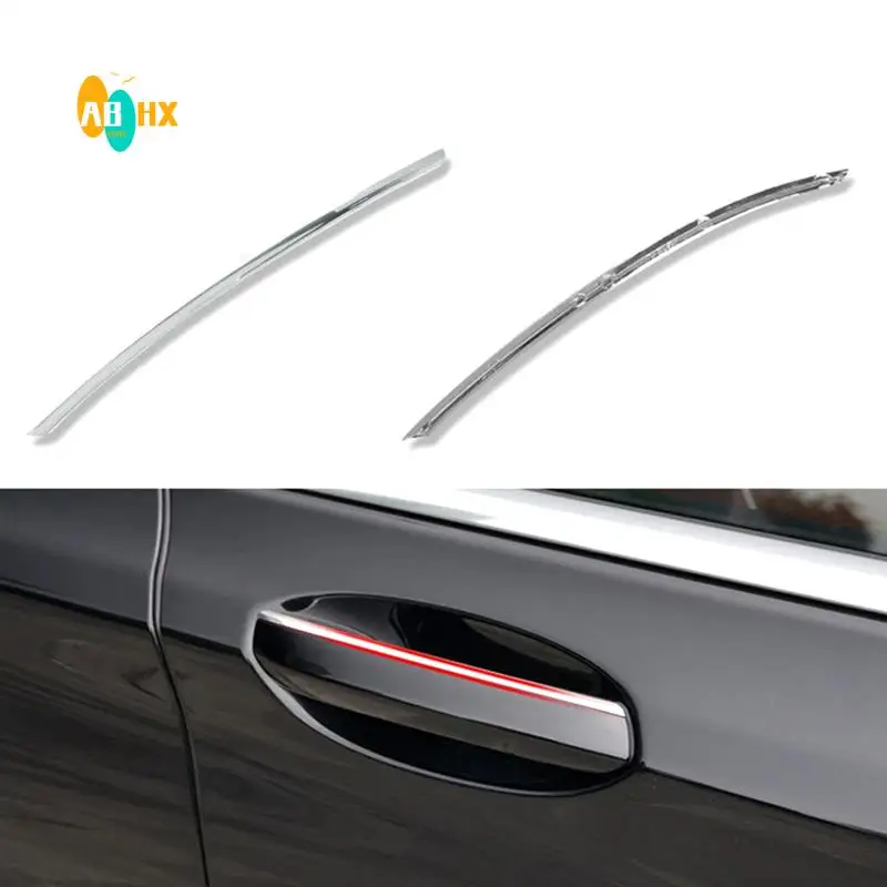 

ABHX-1 пара внешних дверных ручек, гальваническая полоса, яркие металлические полосы, аксессуары 51217472725 для BMW G12 7 серии 2016-2021