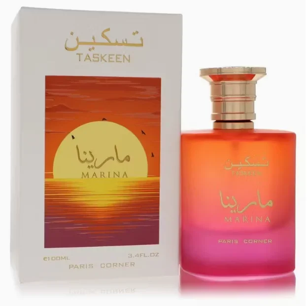 بخاخ عطر تاسكين مارينا للرجال (الرجال والنساء) 3.4 أونصة، يستخدم في أماكن مختلفة، هو هدية مثالية للعطلات