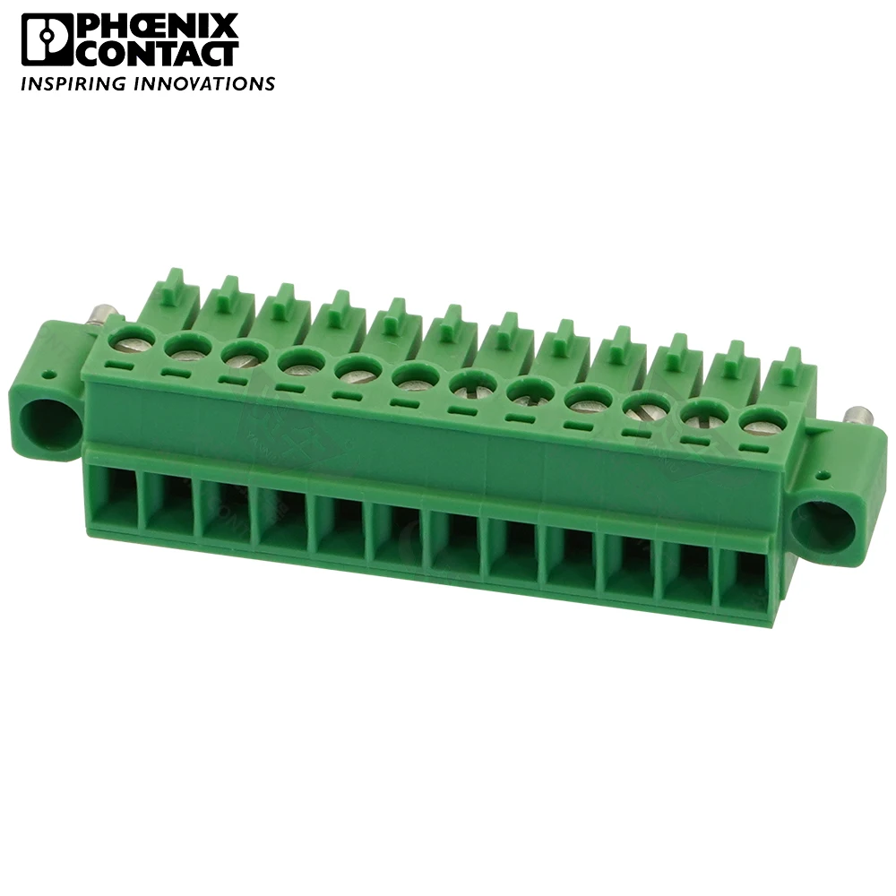 

1Pcs 3.5mm Original Genuine Phoenix Contact Connector PCB Pluggable PLUG-IN Terminal Block 12 Pin MC 1.5 STF 3.5 1847220 8A 160V