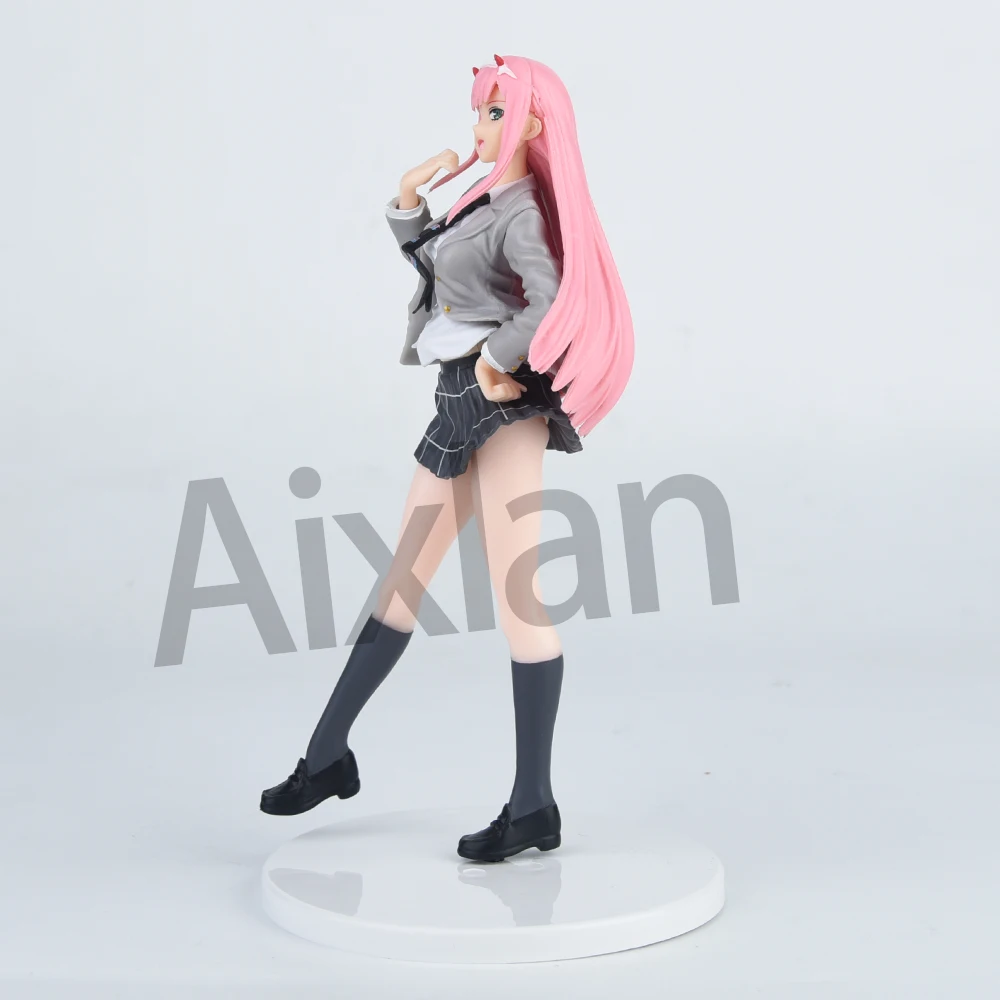 Aixlan 애니메이션 피규어 SEGA Zero Two DARLING in The FRANXX 02 대표팀 PVC 액션 피규어, 소장용 모델 장난감, 어린이 선물, 20cm