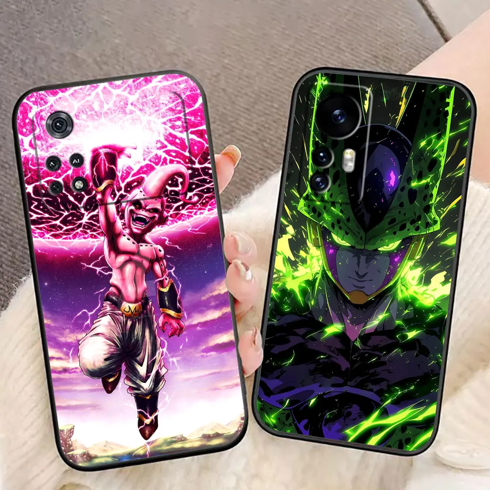 D-Dragon Ball Z Kid Buu Phone Case For Xiaomi 15 15T 14T 13 12T 11 11T POCO F8 F7 F6 F5 X8 X7 X5 M6 M7 PRO Case Funda Capa Cover