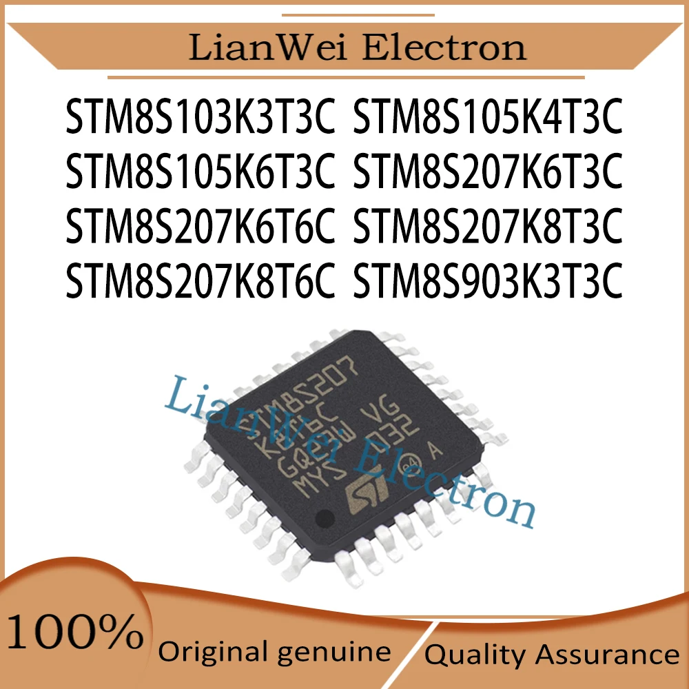 STM8S207 STM8S103K3T3C STM8S105K4T3C STM8S105K6T3C STM8S207K6T3C STM8S207K6T6C STM8S207K8T3C STM8S207K8T6C STM8S903K3T3C