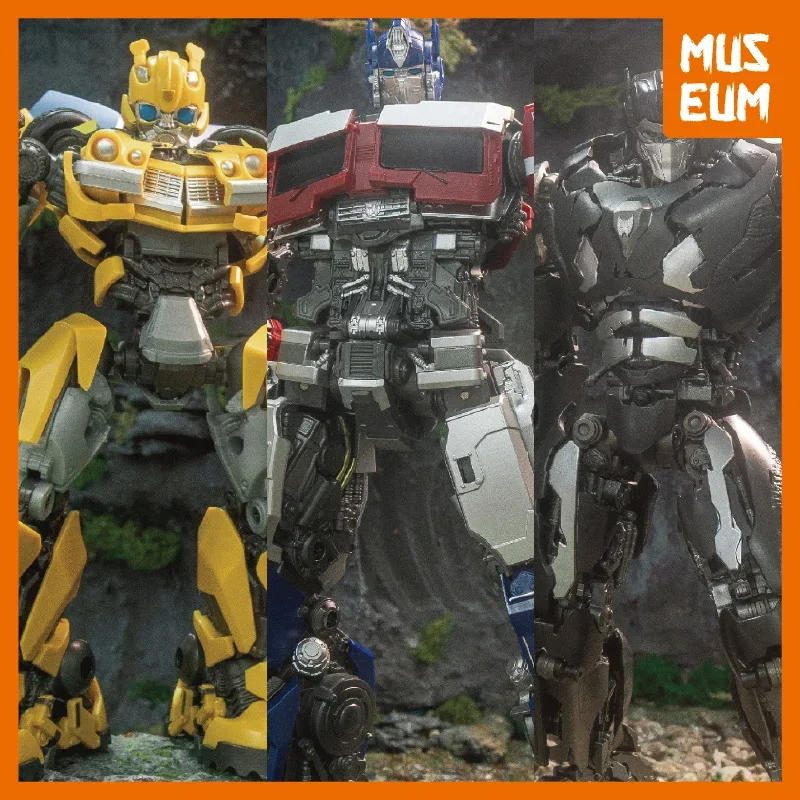 In Stock YoloPark Transformation 7 Toys Super Warrior Optimus Prime Orangutan Captain Bumblebee Fighting Mecha