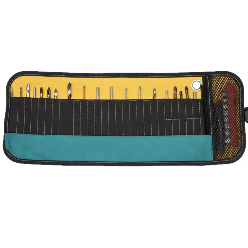 

Подарки для мужчин, отцов и пап: Сумка-органайзер для инструментов, сверхпрочная, скручивающаяся, с 28+1 карманом - A45M