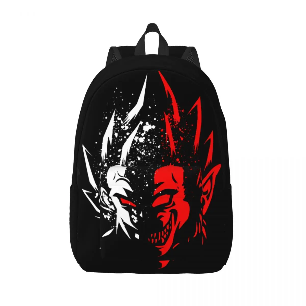 Vegeta Transformation Monkey Casual Backpack Outdoor Student Work Saiyan Dbz Dragon Ball Daypack for Men Women Laptop Canvas Bag