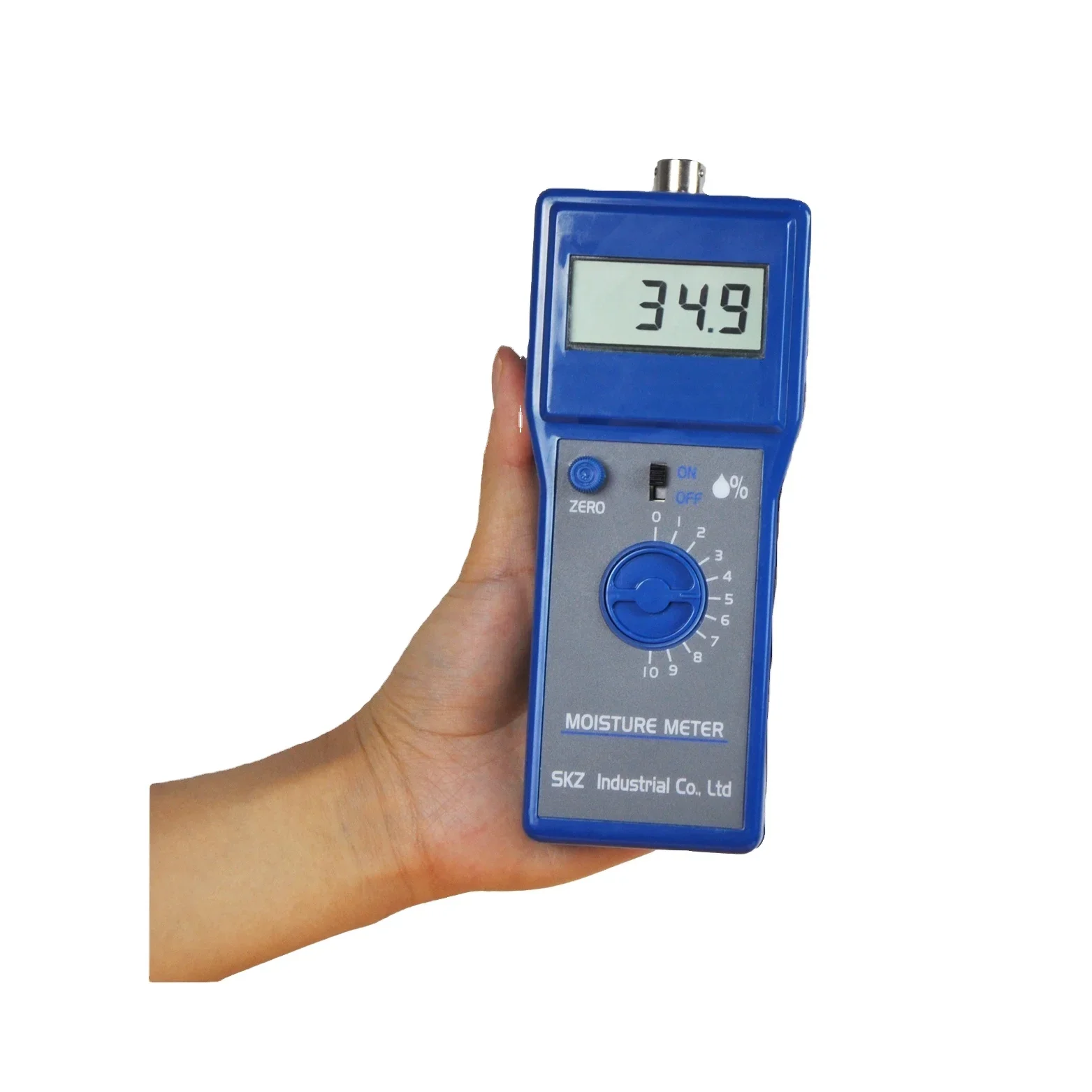 Portable Digital Coal Moisture Tester Meter Customizable Probe Length up to 600mm LCD Display