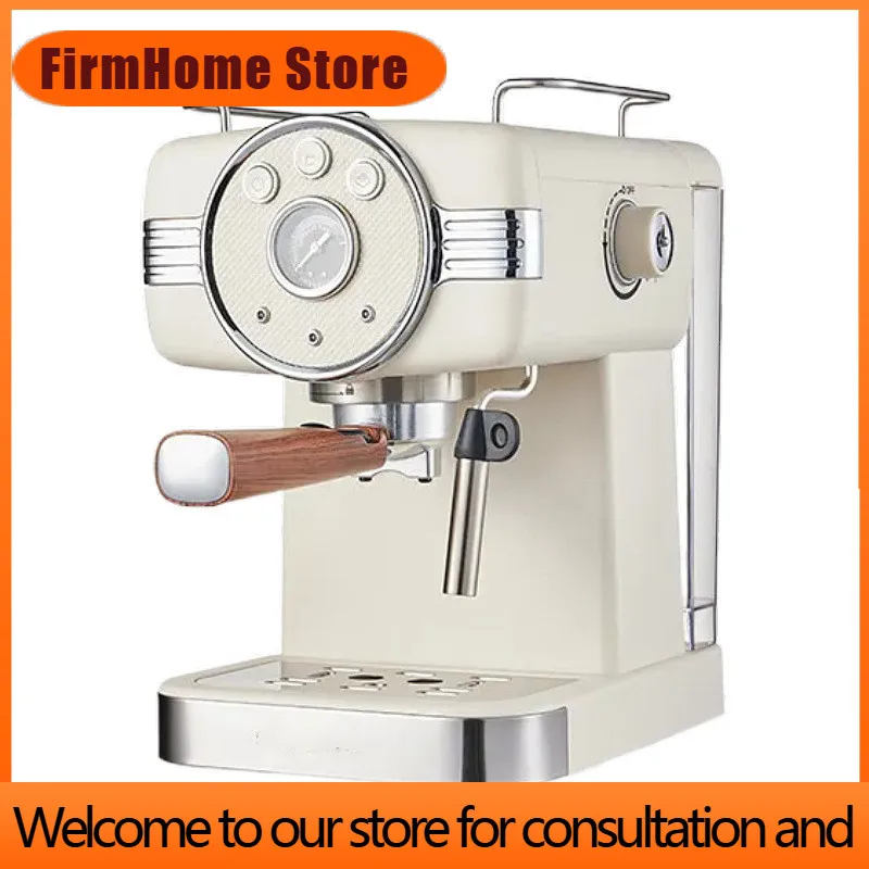 FirmHome StoreEspresso Coffee Machine Semi-Automatic Home & Office Coffee Maker 20Bar Pump Pressure With Milk Frother Perfect Gi