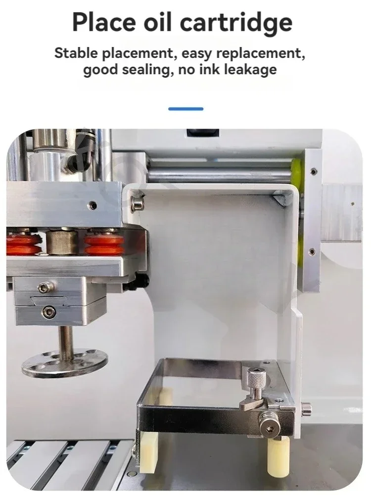 Pneumatic Pad Printing Machine Fully Automatic Ink Printer Small Desktop Oil Cup Type Insole Logo Pad Printing Machine