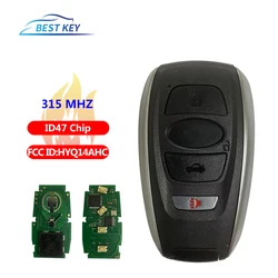 MIGLIORE CHIAVE Chiave A Distanza Intelligente 4 Bottoni HYQ14AHC TOY12 FSK 315/433 MHz 47 Chip per Subaru Legacy Outback Forester BRZ Impreza XV WRX