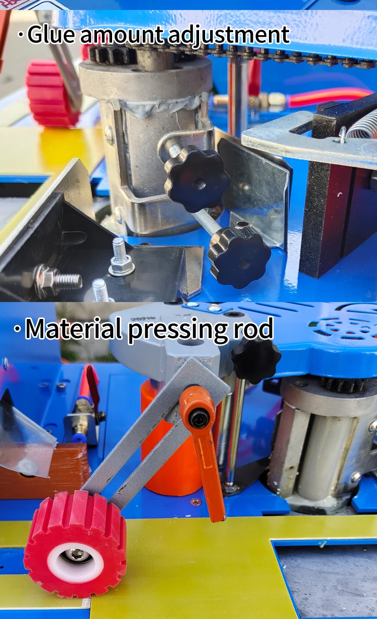 Wood MDF Melamine Board Direct Automatic PVC Edge Banding Machine with Scratching Function