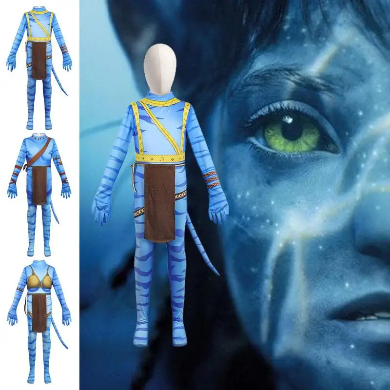 Filmpersonage Cosplay Kostuum Kinderen Rol Spelen Blauwe Jumpsuit Jongens Kinderen Partij Halloween Carnaval Carnavalsfeest