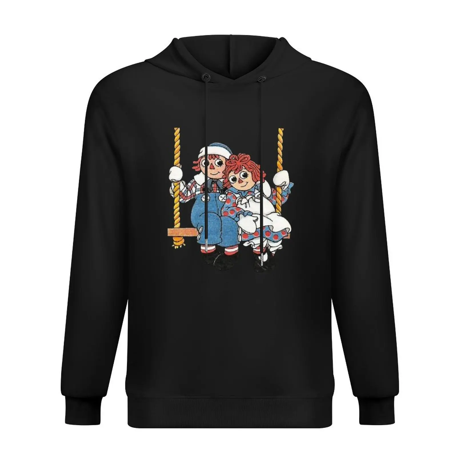 

Raggedy ann and andy on a swing Hoodie mens designer clothes male clothes men's coat men's sweat-shirt set hoodie