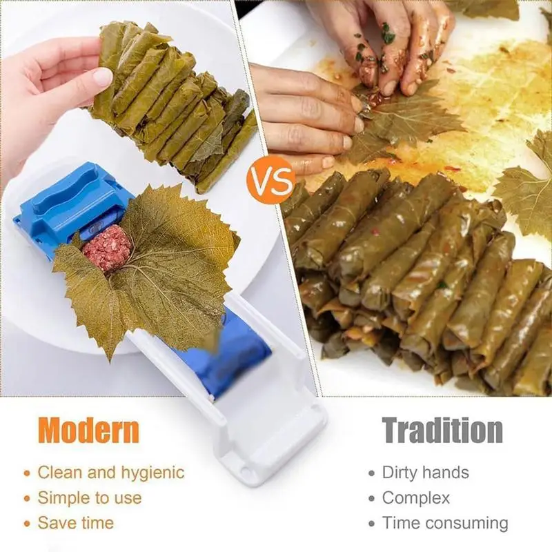 Stuffed Grape Leafs Vegetable Meat Roller Wrapping Cabbage Meat Rolling Tool Dolmer Sushi Making Machine Kitchen Accessories