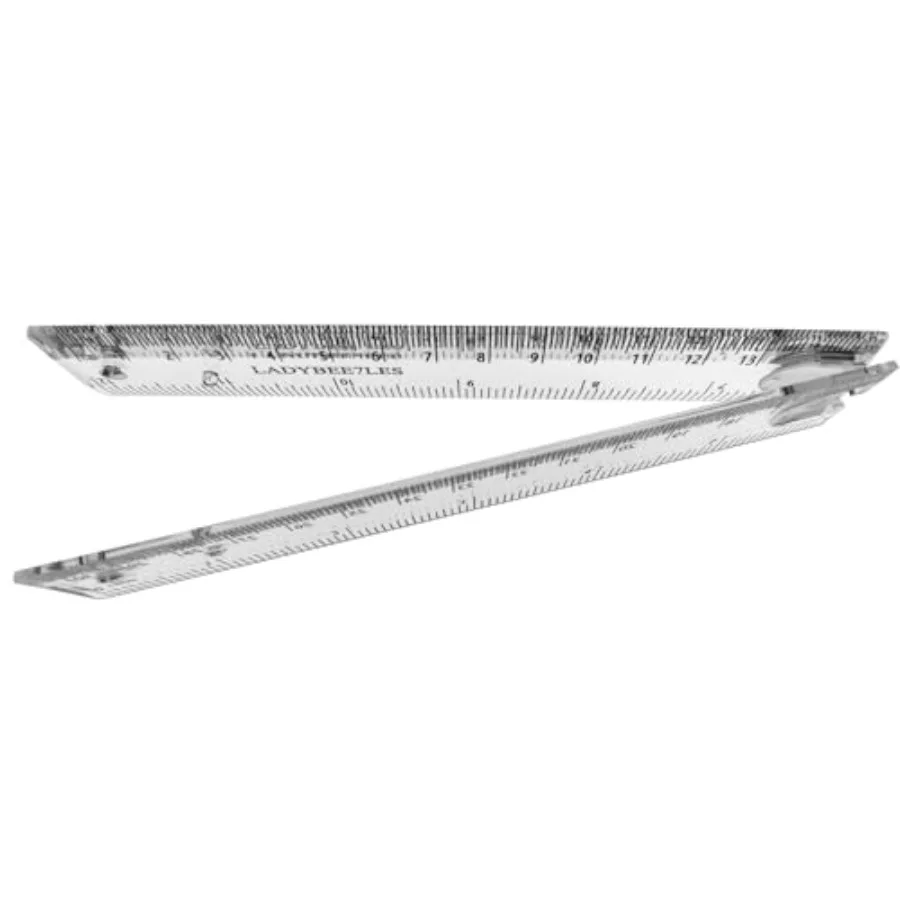 حزمة مسطرة قابلة للطي بتصميم مبتكر 1 تتطول إلى طول 30 12 بوصة عند طية ذلك بشكل مريح يقلل إلى حجم صغير مكون من 1 #4