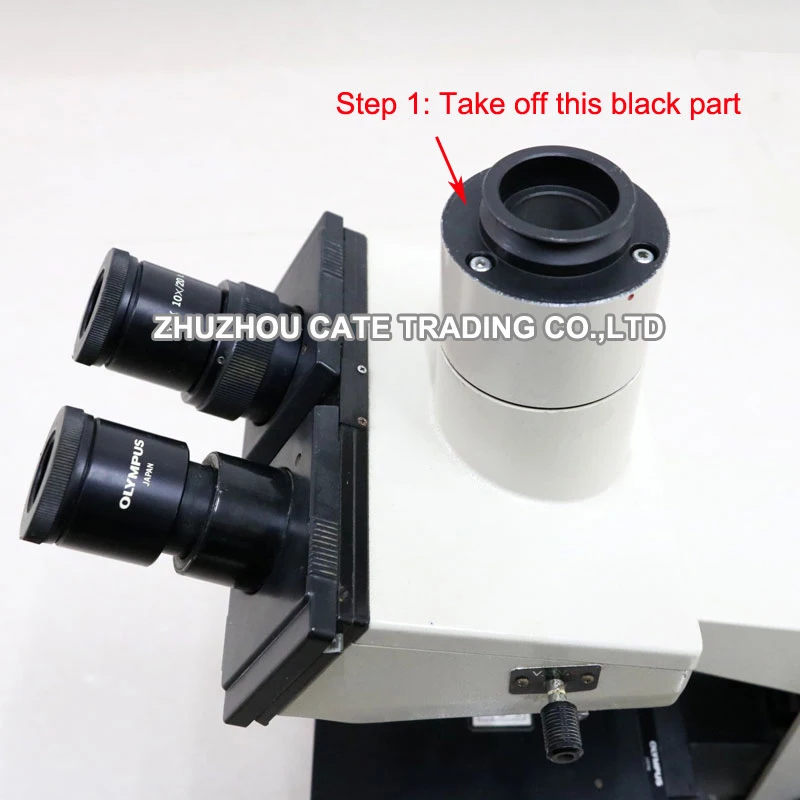 Trinocular Microscope CCD Adapter BH2 Trinocular Interface Conversion Base for Olympus Biological Stereo AX BX CX MX CX2 BX2 SZX