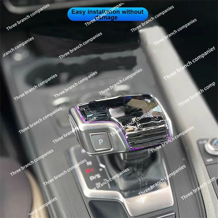 

For Audi A6 C8 A4 B9 A5 A7 A8 Q7 Q8 Q5 S4 S5 S6 S7 RS4 RS5 RS6 Crystal LED Light Gear Shift knob Shift Lever Knob Gearbox Handle