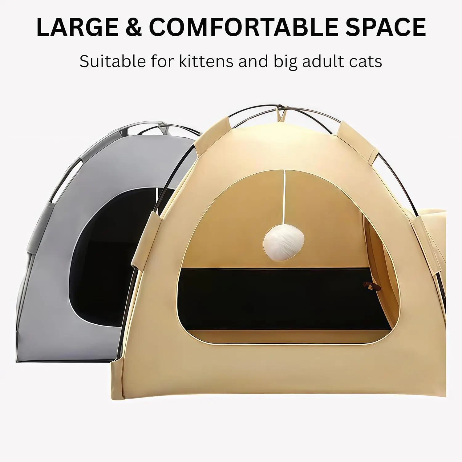 

Foldable Cats House Pet Tent Four Seasons Universal Cat Drilled Tunnel Pet Nest Cat Sleeping Bed Mat Outdoor Portable Breathable