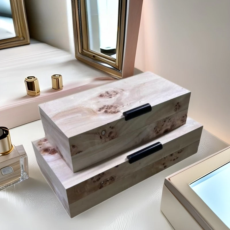 Modern Simplicity Jewelry Box Necklace Jewellery Boxes Large Capacity Art Creativity Case Living Room Decoration Trinket Cases