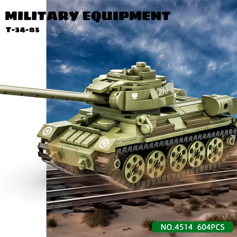 Big Max Heavy Fighter Boy Puzzle Assembly Tank Building Blocks Armored Vehicle Series Toys 2025 New Edition