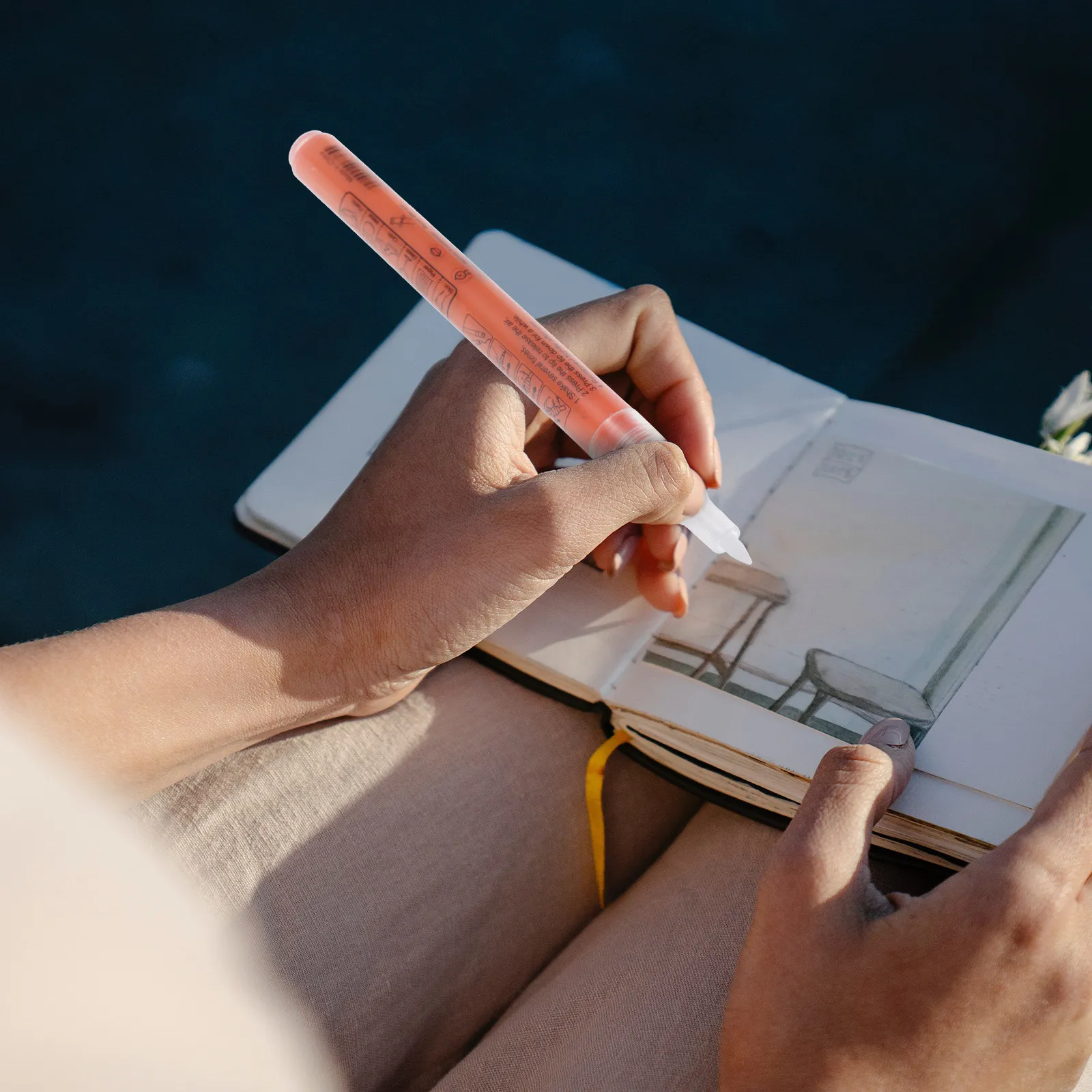 

Набор акриловых маркеров для рисования на коже, дереве, камне, стекле, холсте, ткани, бумаге, легкие и портативные, для скетчинга и рисования