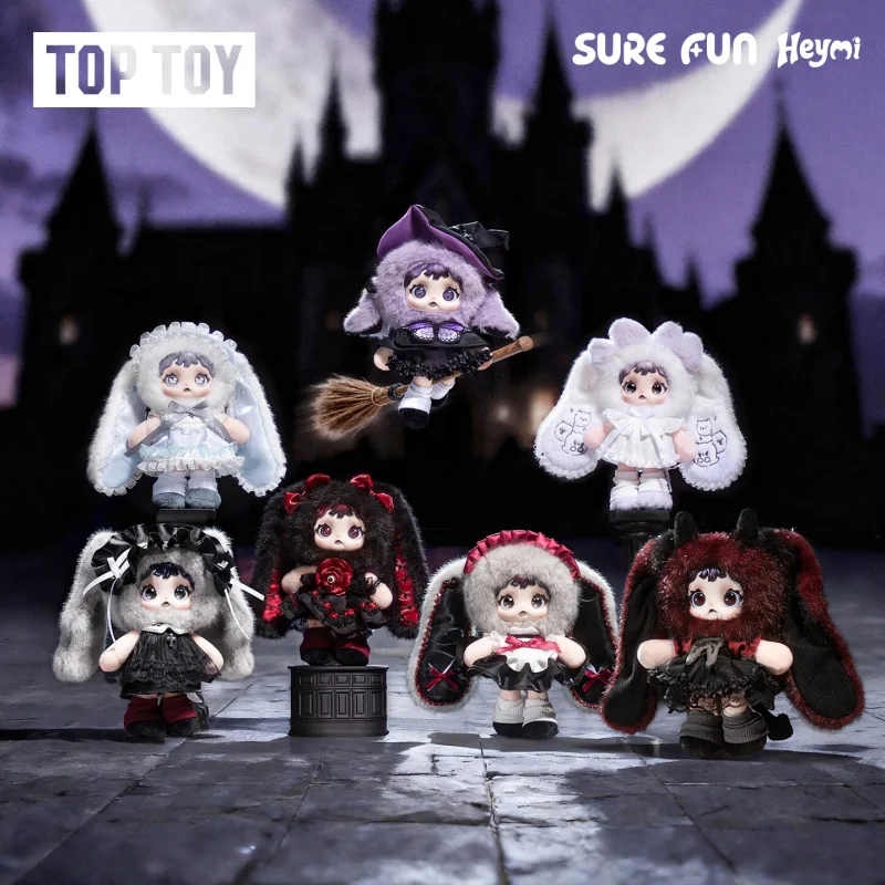 New Genuine TOPTOY Heymi Black Rice Witch Game Series Cute Doll Blind Box Figure Pendant Collection Toys Surprise Trendy Gifts
