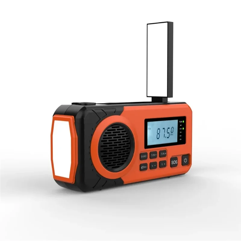 

FFYY-Solar Hand Crank Emergency Weather Radio Emergency Weather Radio SW/AM/FM Portable Radio