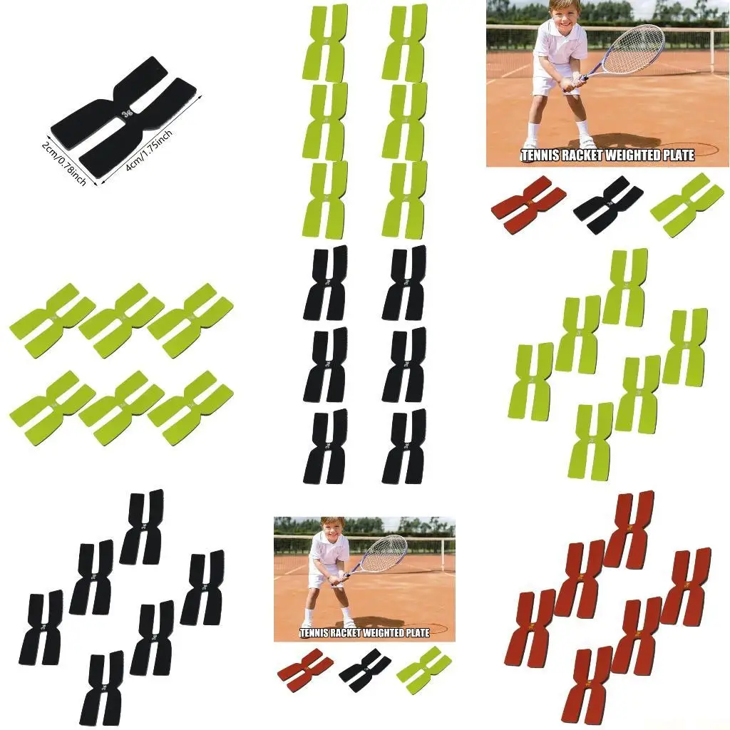 

U2JB Tennis Silicone Weighted Pad Tennis Racket Weight Plate Tennis Racket Weights