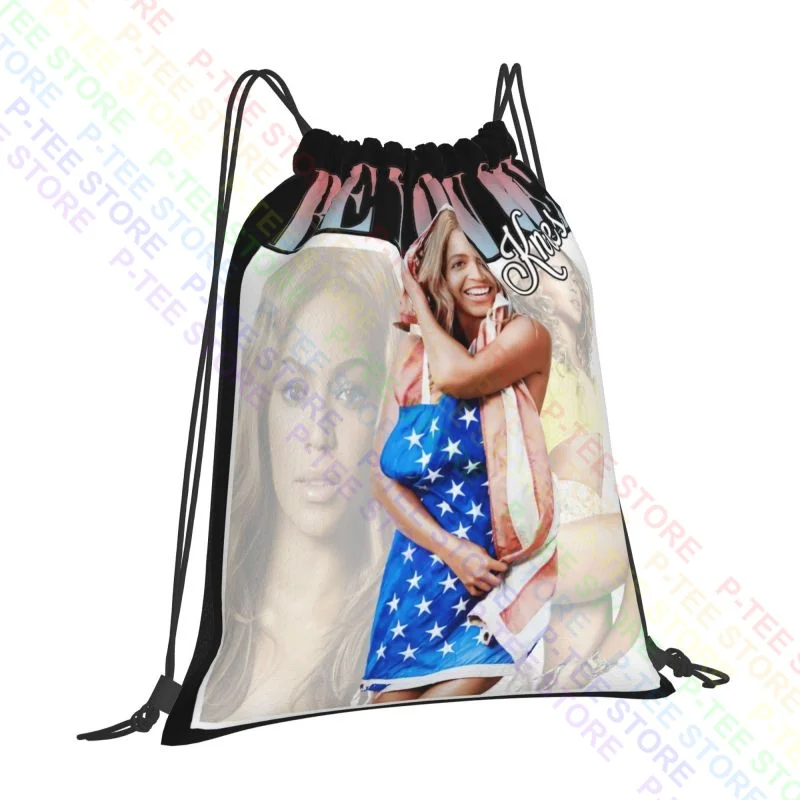 Beyonce Knowles Drawstring Bags Gym Bag Bookbag New Style Storage Bag Multi-function