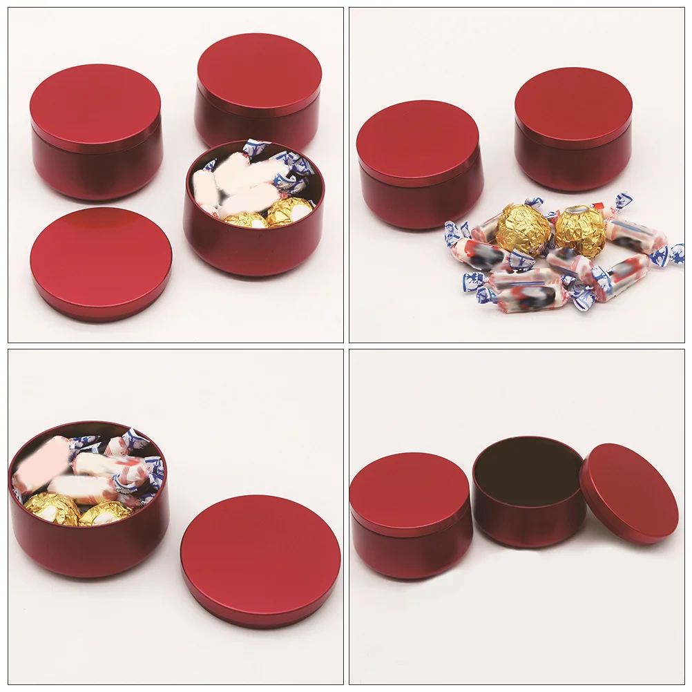 

3Pcs Candy Holder Fine Workmanship Excellent Texture Rustproof Gift Box for Christmas Weddings Parties Candy Boxes