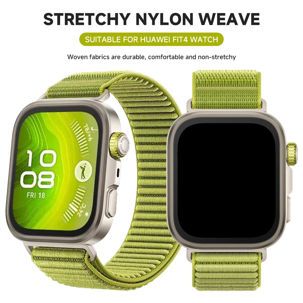 화웨이 워치핏 4 4Pro 스마트워치용 우븐 나일론 루 - Huawei Smartwatch Watch Fit 리뷰 및 가격
