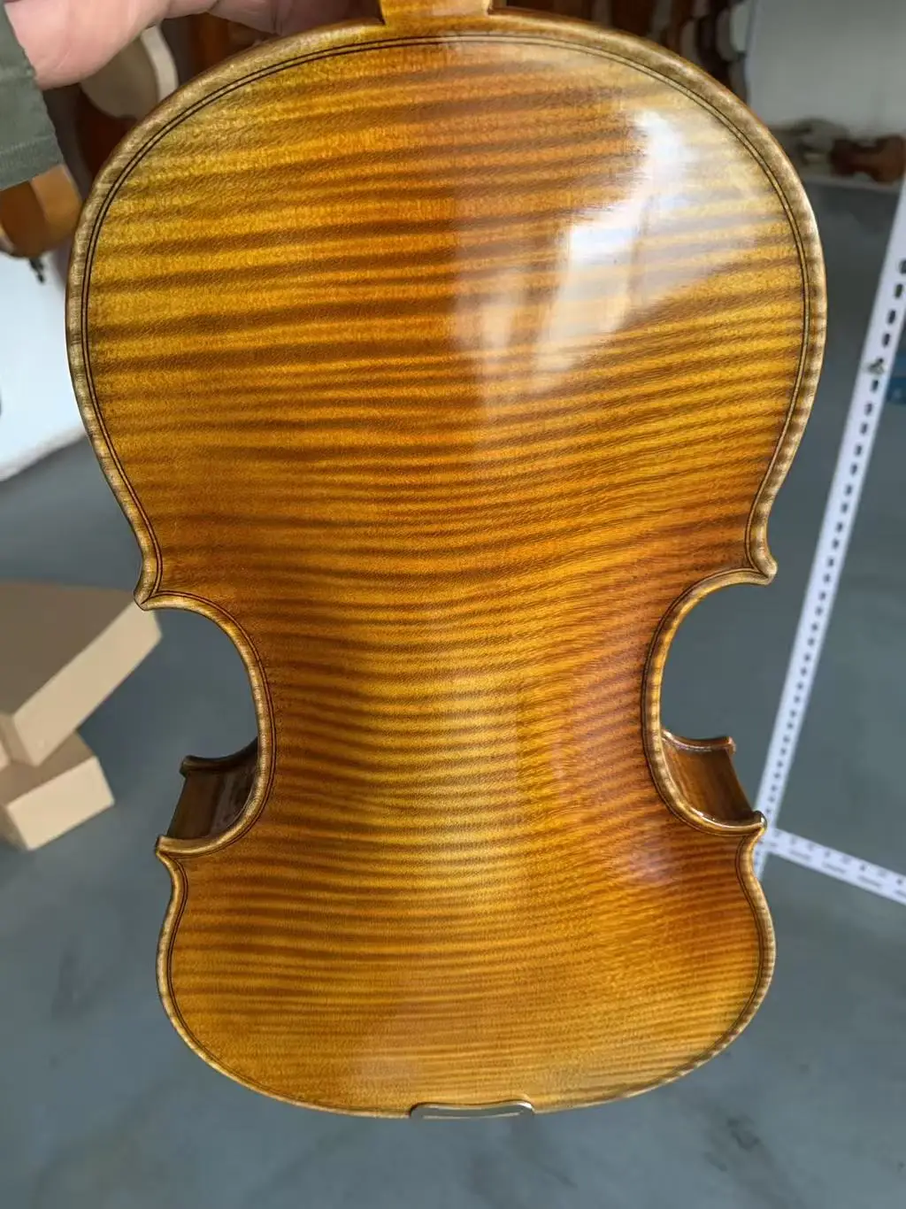 الخشب الأوروبي Guarneri Paganini 4/4 الكمان الملتهب الحبوب لطيفة حلوة الصوت الصلبة شجرة التنوب القيقب اليدوية #4