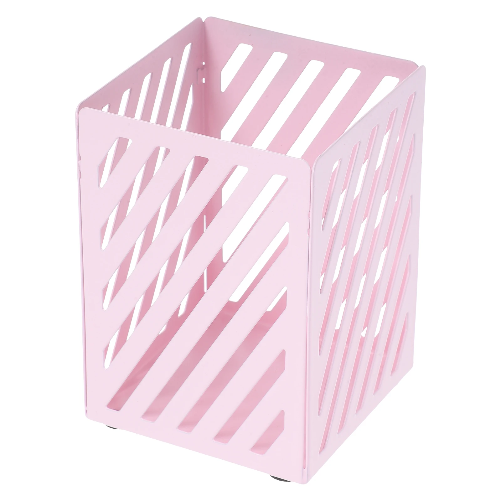 

Iron Pen Holder Desk Holders Cup for Supplies Metal Makeup Brush Vanity Fountain
