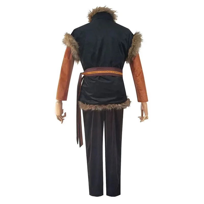 Kristoff Cosplay Costume Halloween Anime COS Outfit Men Stage Performance Roll Play Clothes Full Set