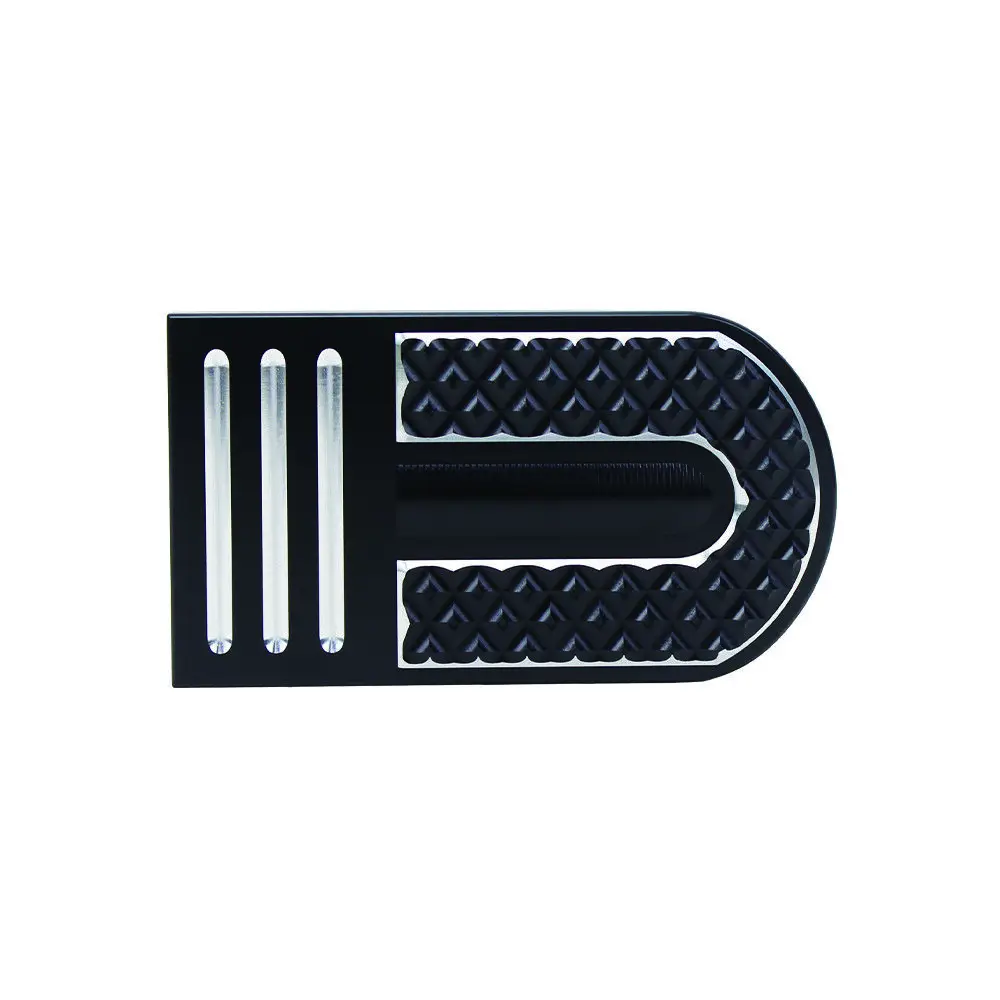 Black Extended Brake Pedal Pad Cover For Harley Softail FXST FXDWG FXS 1986-Up FXBR/S FLSB 2018-2022