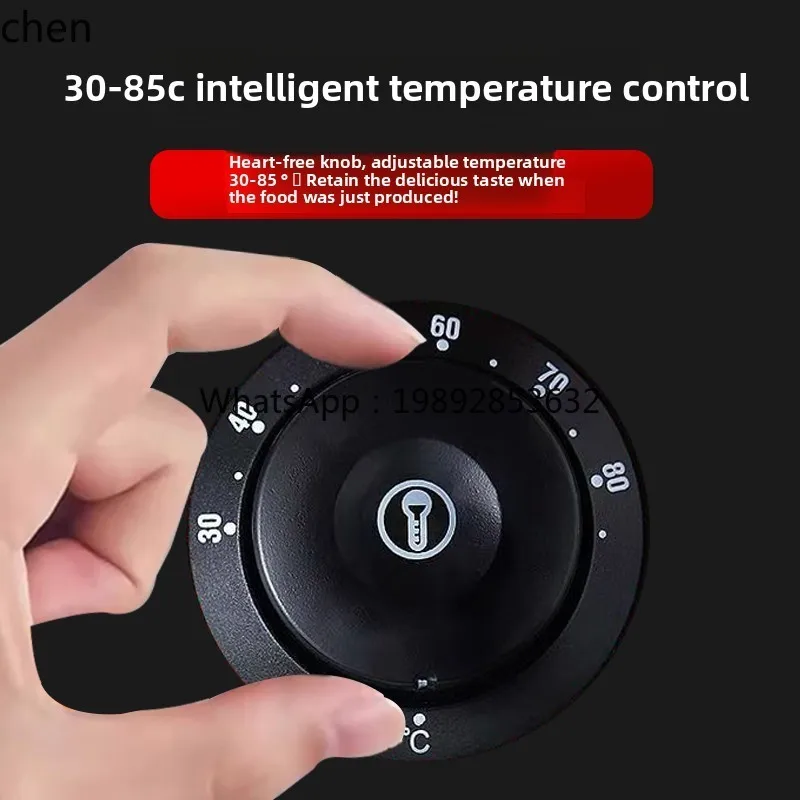 ZS Wärmedämmung Vitrine elektrische Heizung konstante Temperatur Frischhaltung gebratener Tortenladen gekochter Lebensmittelschrank